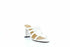 Schutz | Felisa Block-Heel Sandals | White Size 8
